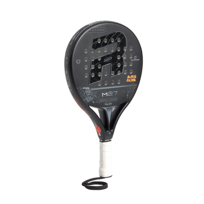 Royal Padel M27 Poly 2026 Padel Schläger Carbon Control schwarz Seitenansicht