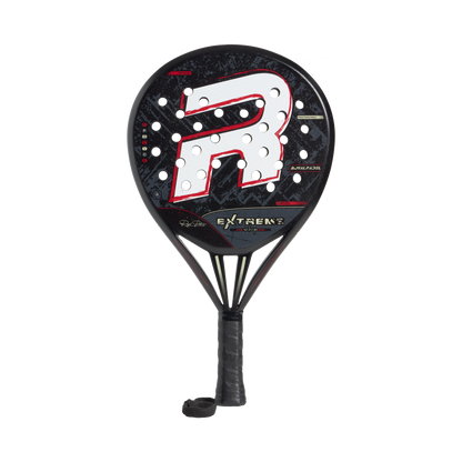 Royal Padel Whip Extreme 2026 Padel Schläger Carbon Control schwarz rot frontal