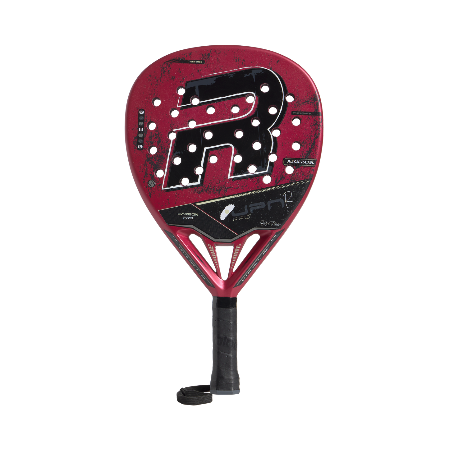 Royal Padel JPN Pro Red 2026 Padel Schläger Carbon Power rot frontal