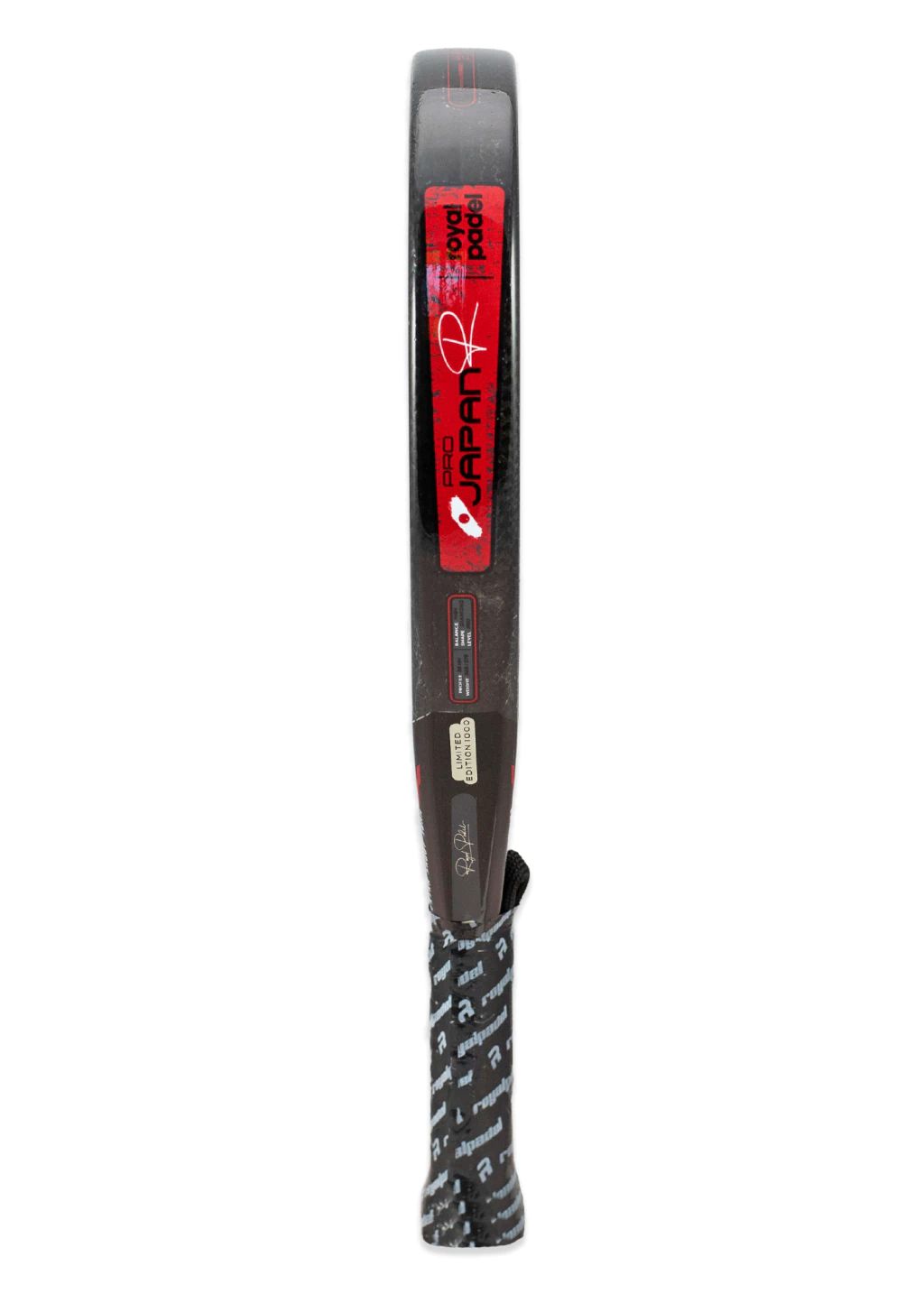 Royal Padel Japan Pro R 2026 Tomita Kazuki Padel Schläger Rahmenprofil Detail