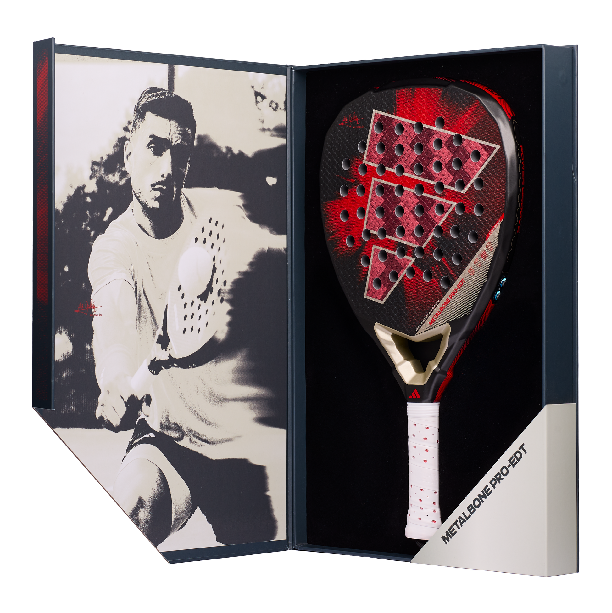 Adidas Metalbone Pro EDT 2026 Ale Galán Padelschläger Detailaufnahme