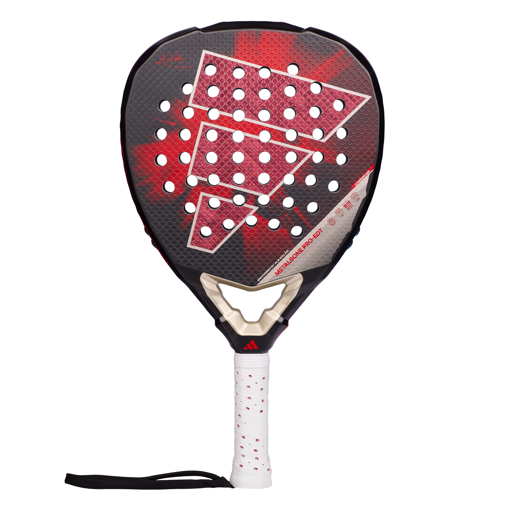 Adidas Metalbone Pro EDT 2026 Ale Galán Padelschläger Frontalansicht