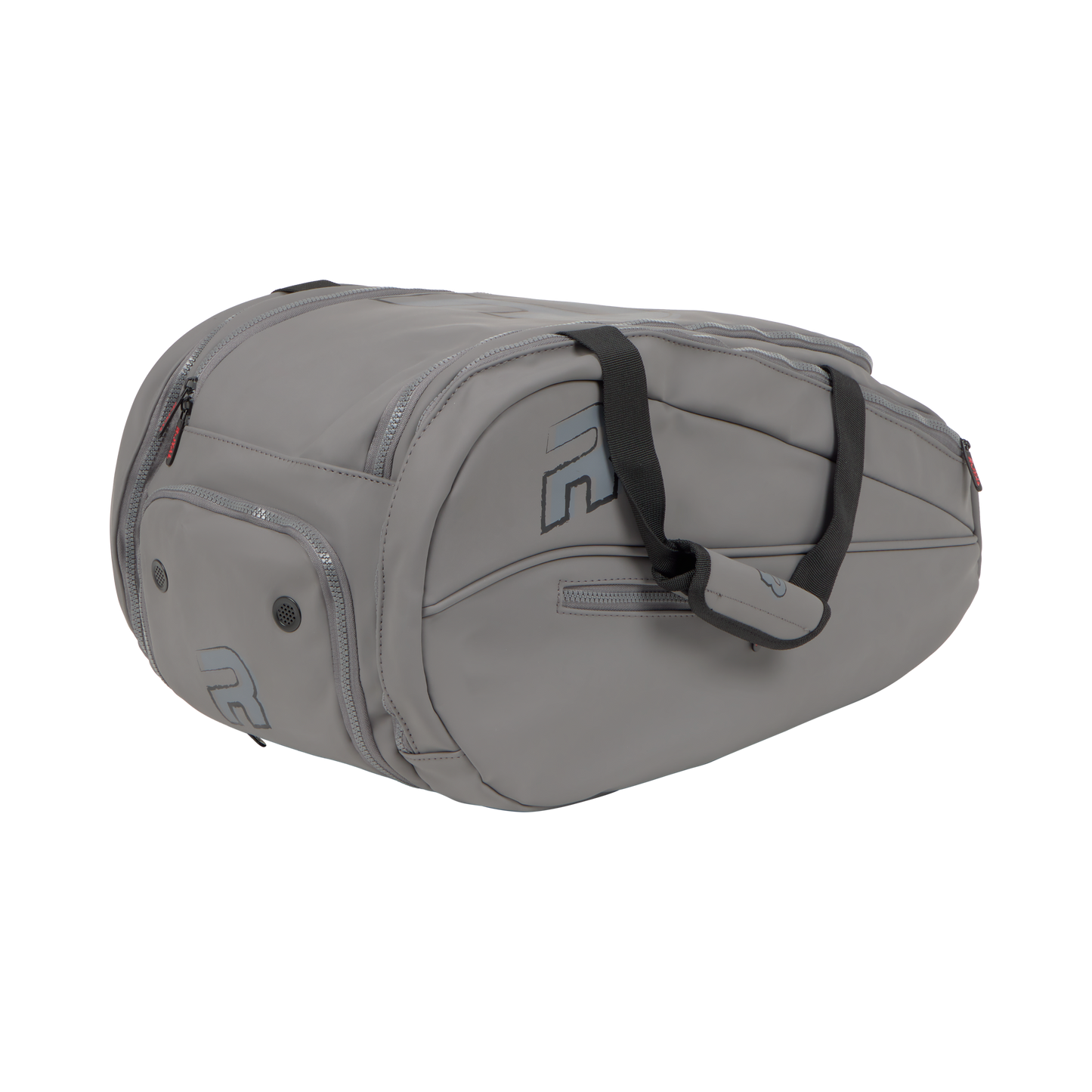 Royal Padel Tasche Force Grau Padel Tasche Volumen Stauraum Detail
